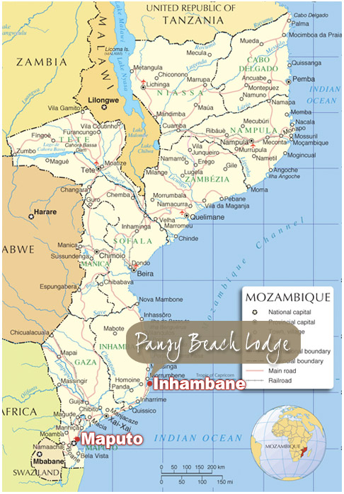 Mozambique Inhambane Maputo Pansy Beach Lodge